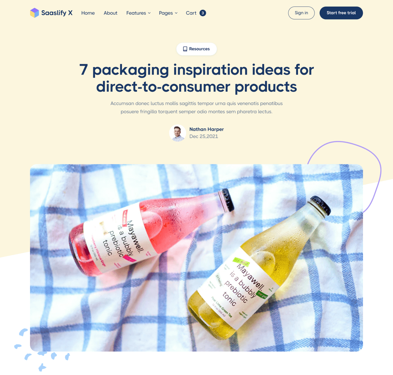Saaslify - Blog Post page - Modern SaaS Template