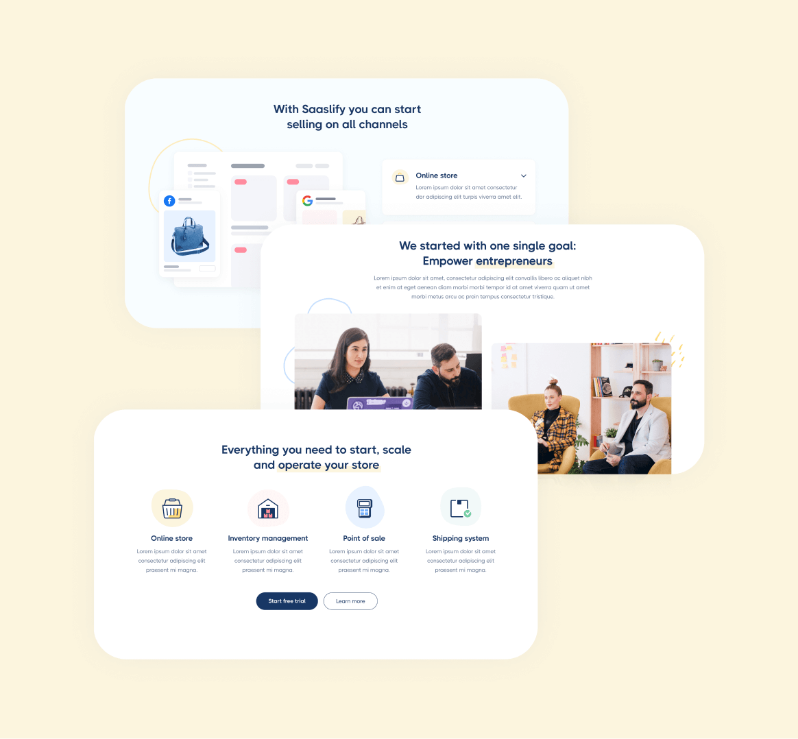 Saaslify - 40 Sections Included - Modern SaaS Template