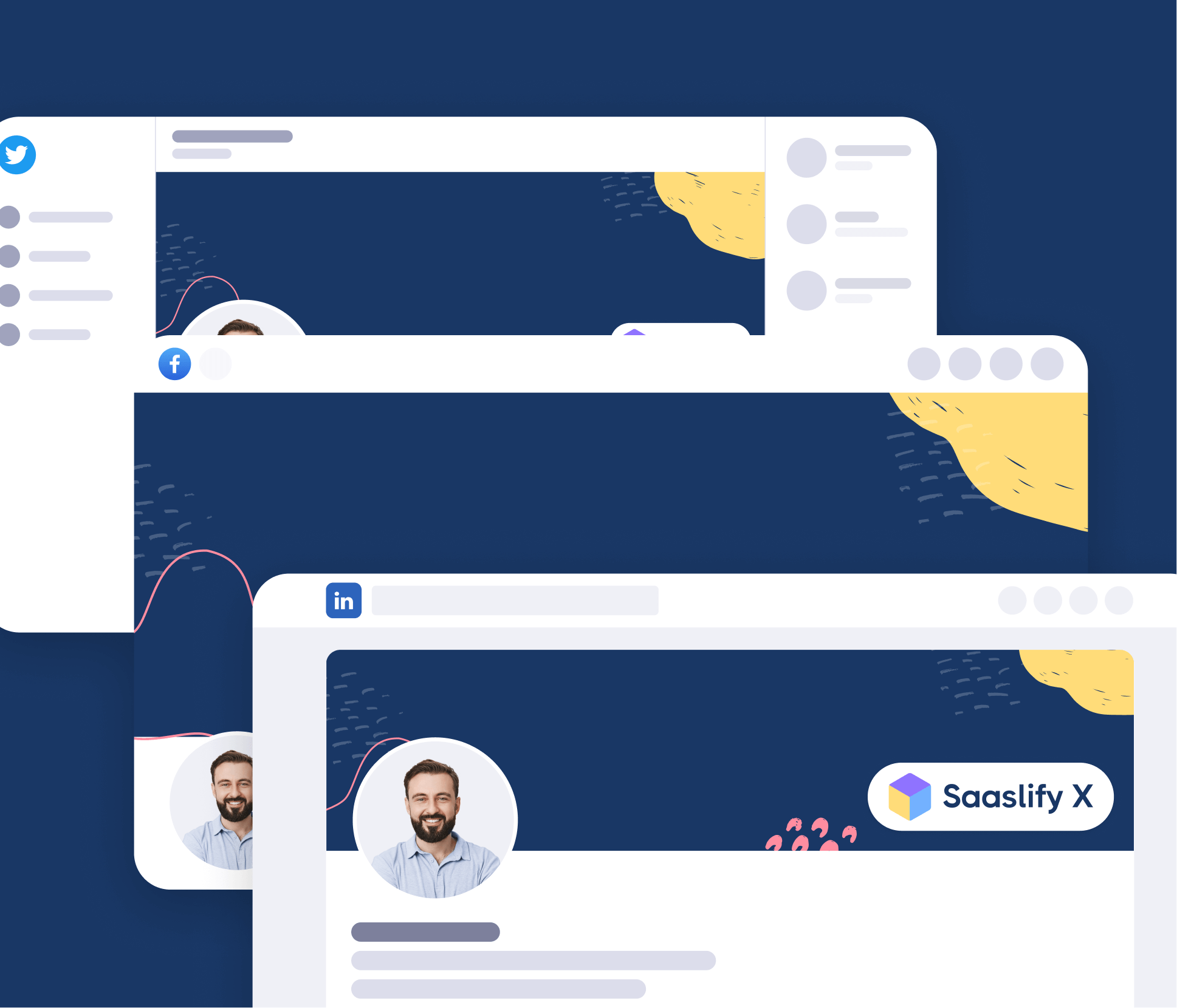 Saaslify - Social Media Assets - Modern SaaS Template